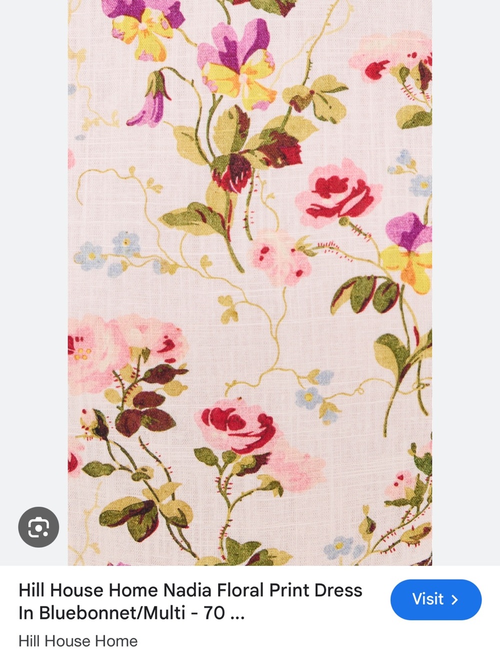 Like New Hill House Nadia Long Pink Floral Maxi Dress with Long Sleeves. Size S - Picture 4 of 9